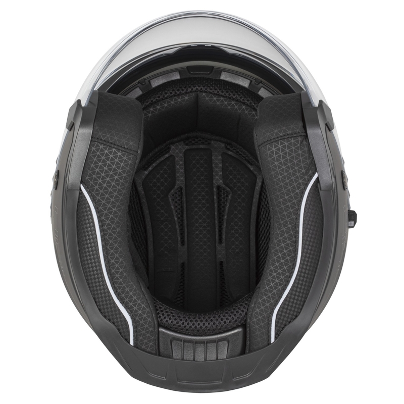 Cassida Jet Tech 2.0 RoTo nyitott motoros bukósisak matt fekete-fluo sárga-fehér