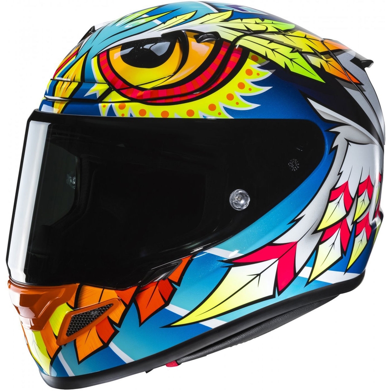 HJC RPHA 12 Spasso MC3H zárt motoros bukósisak kék-sárga-piros
