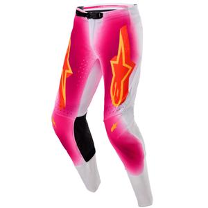 Alpinestars Supertech SX AFD limitált kiadású MIG motokrossz nadrág fluo rózsaszín-fehér-narancssárga
