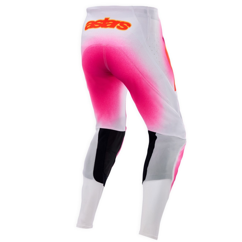 Alpinestars Supertech SX AFD limitált kiadású MIG motokrossz nadrág fluo rózsaszín-fehér-narancssárga