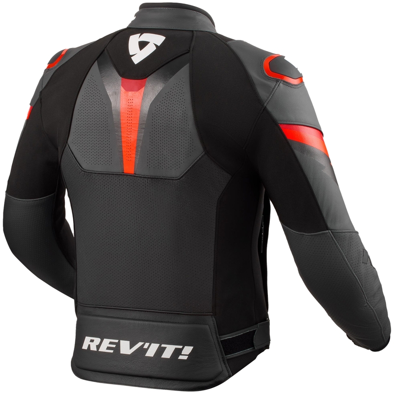 Revit Quantum 3 motoros kabát fekete-fluo piros