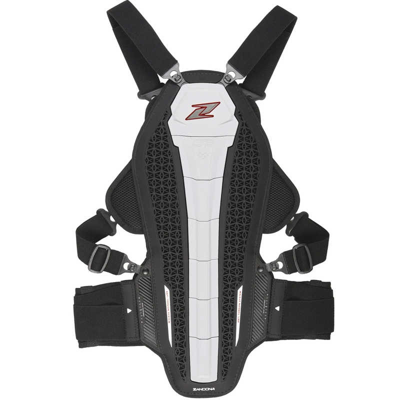 Zandona Hybrid Armour X6 gerinc- és mellkasprotektor 158 - 167 cm fehér