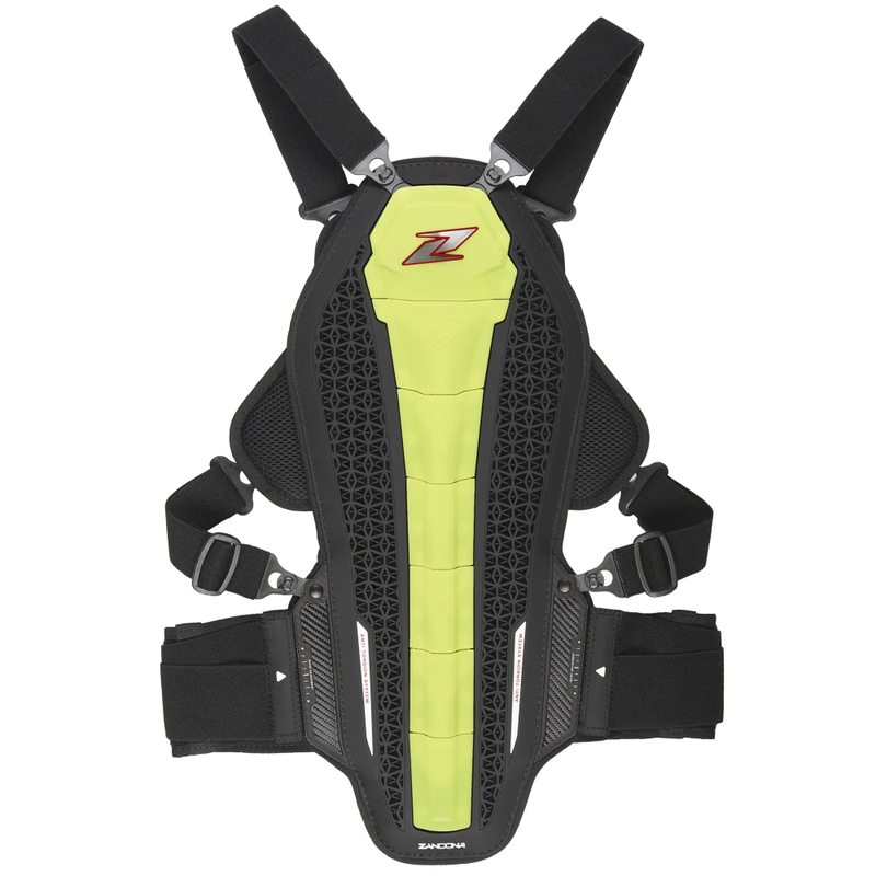 Zandona Hybrid Armour X6 gerinc- és mellkasprotektor 158 - 167 cm fluo sárga