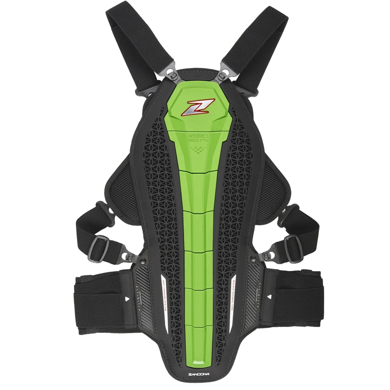 Zandona Hybrid Armour X6 gerinc- és mellkasprotektor 158 - 167 cm zöld