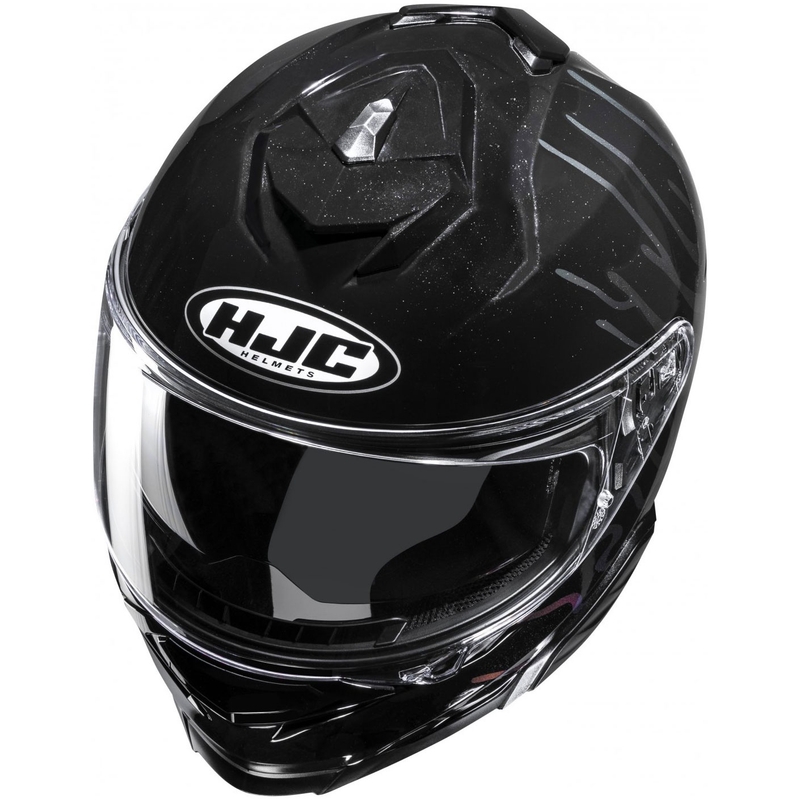 HJC i71 Celos MC5 zárt motoros bukósisak fekete-lila-ezüst