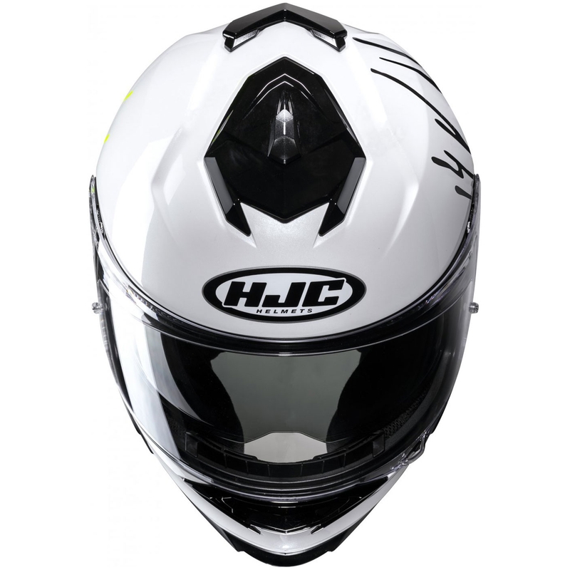 HJC i71 Celos MC3H zárt motoros bukósisak fehér-fekete-sárga