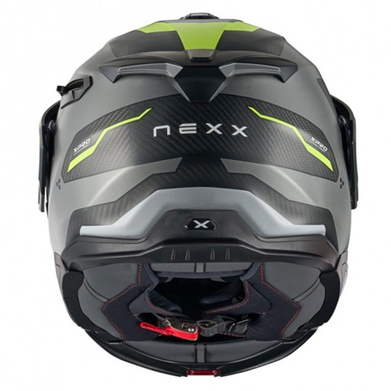 Nexx X.Lifecountry Terra felnyitható motoros bukósisak matt szürke-fluo sárga kiárusítás