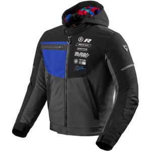 Revit Haste H2O motoros kabát fekete-kék
