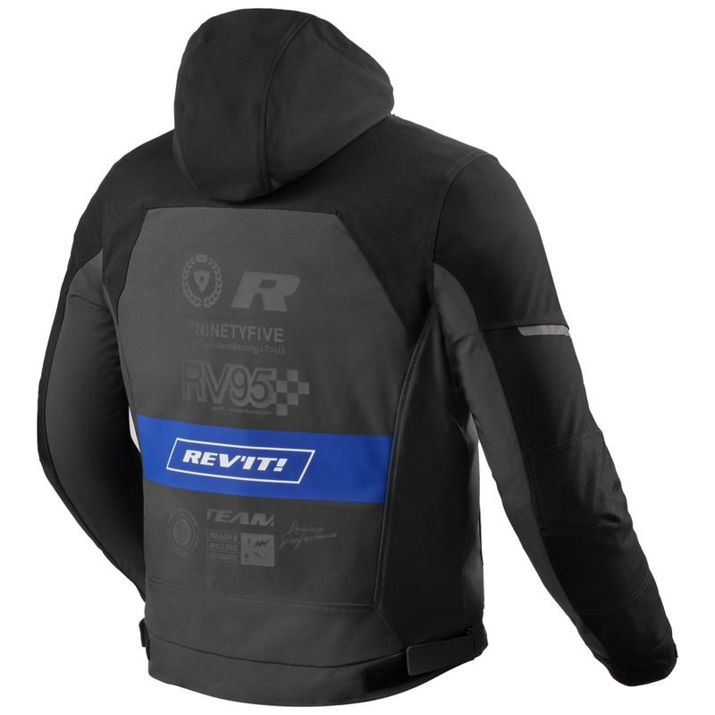 Revit Haste H2O motoros kabát fekete-kék