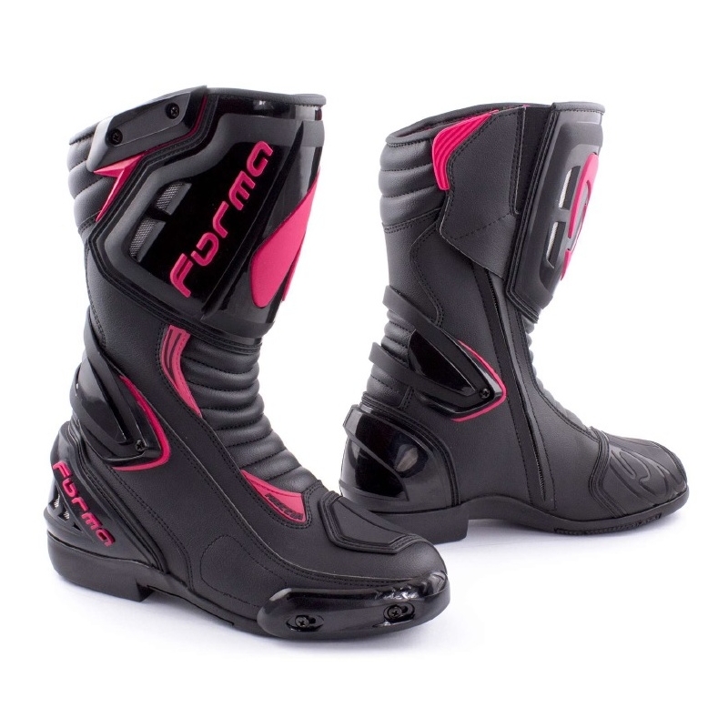 Női motoros cipő Forma Freccia fekete-rózsaszín akció kiárusítás