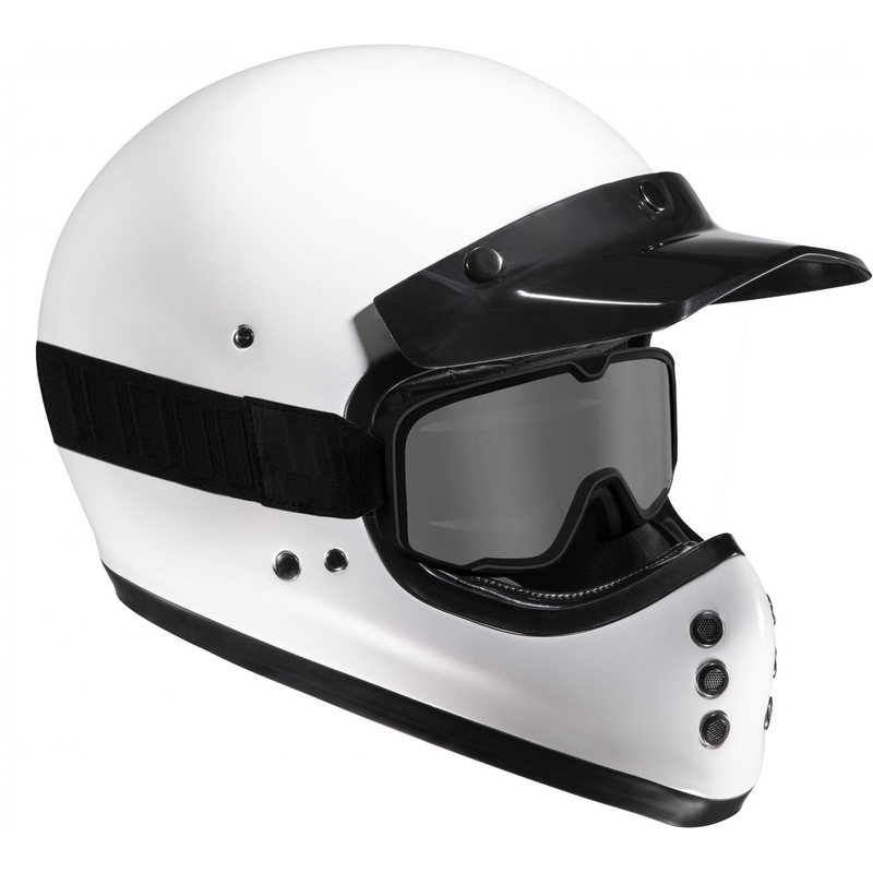HJC V60 Solid zárt motoros bukósisak fehér