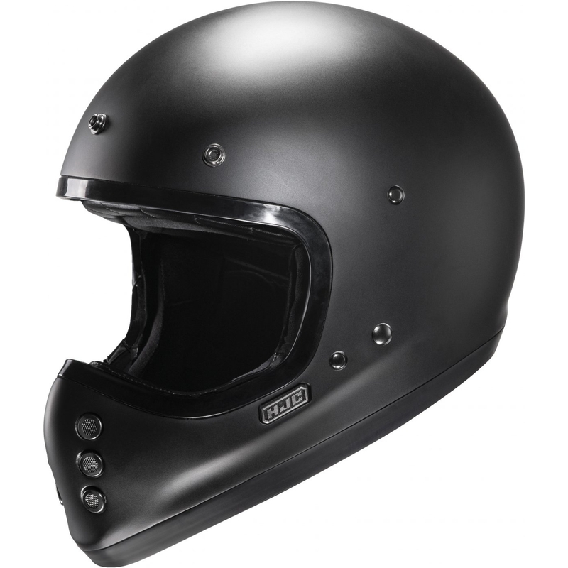 HJC V60 Solid zárt motoros bukósisak semi flat fekete