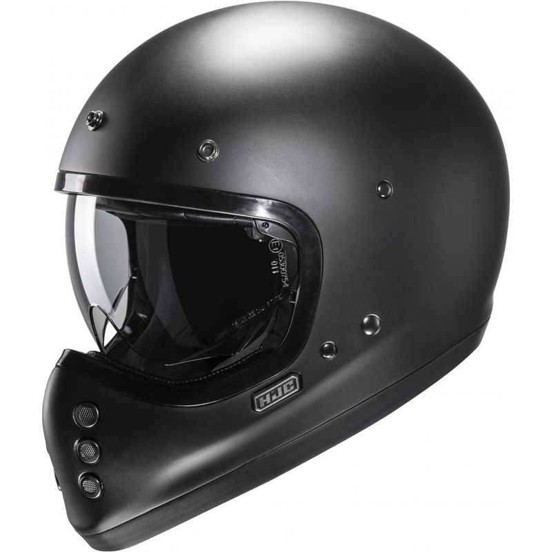 HJC V60 Solid zárt motoros bukósisak semi flat fekete