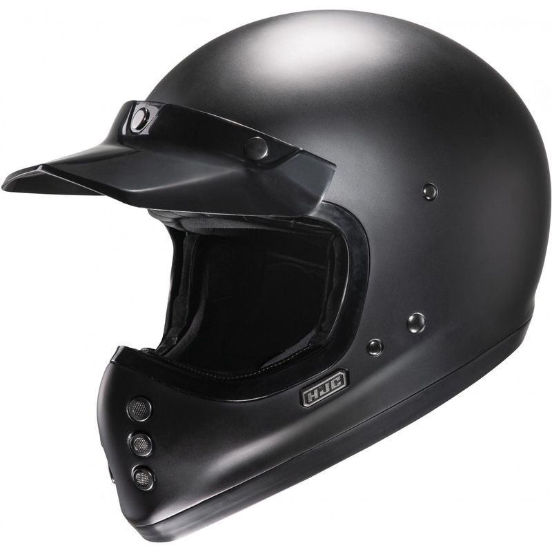 HJC V60 Solid zárt motoros bukósisak semi flat fekete