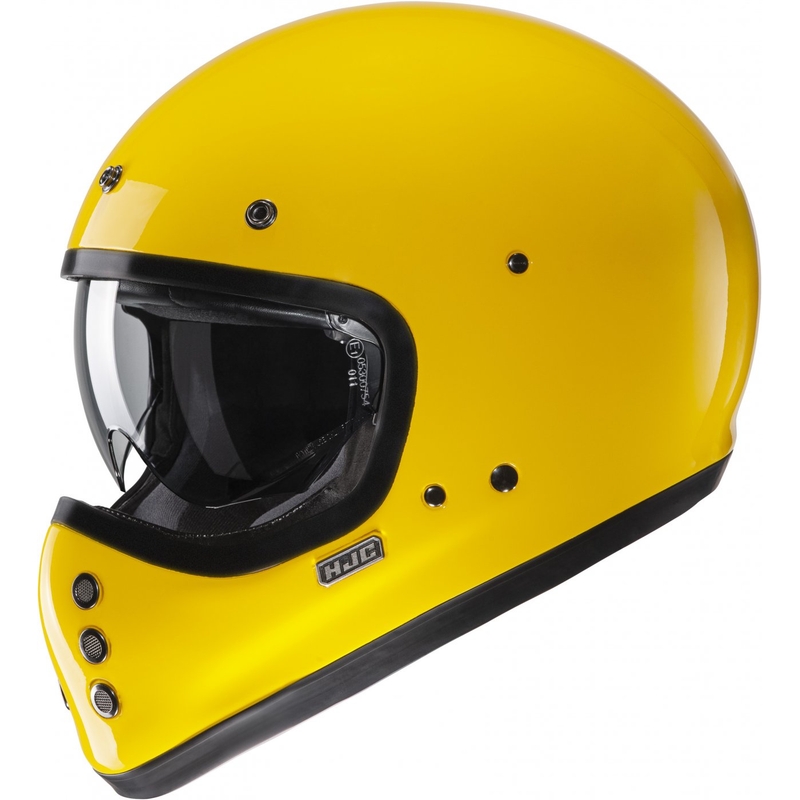 HJC V60 Solid zárt motoros bukósisak deep sárga