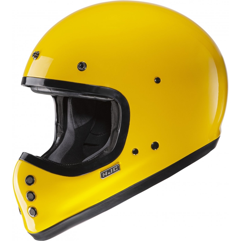 HJC V60 Solid zárt motoros bukósisak deep sárga