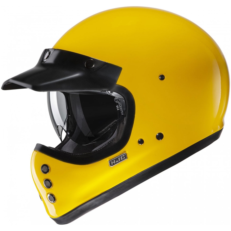 HJC V60 Solid zárt motoros bukósisak deep sárga
