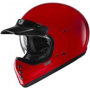 HJC V60 Solid zárt motoros bukósisak deep piros
