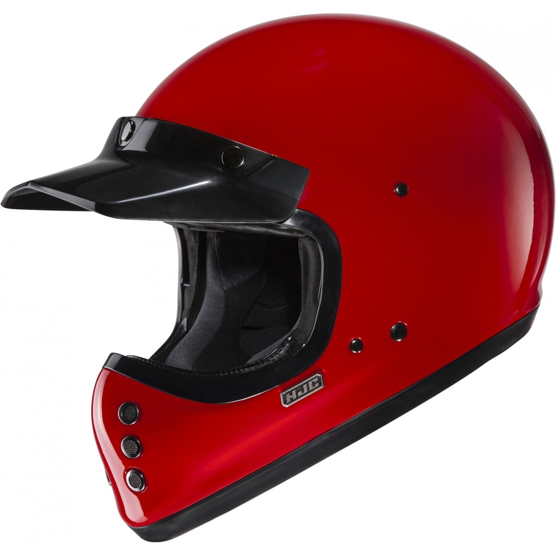 HJC V60 Solid zárt motoros bukósisak deep piros