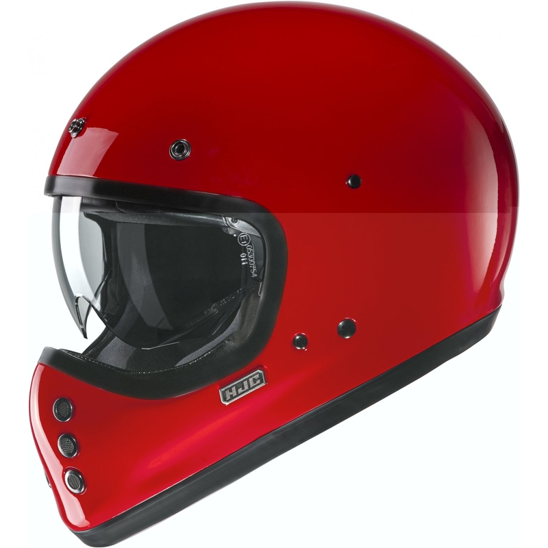 HJC V60 Solid zárt motoros bukósisak deep piros
