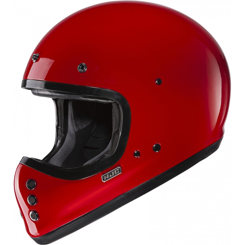 HJC V60 Solid zárt motoros bukósisak deep piros