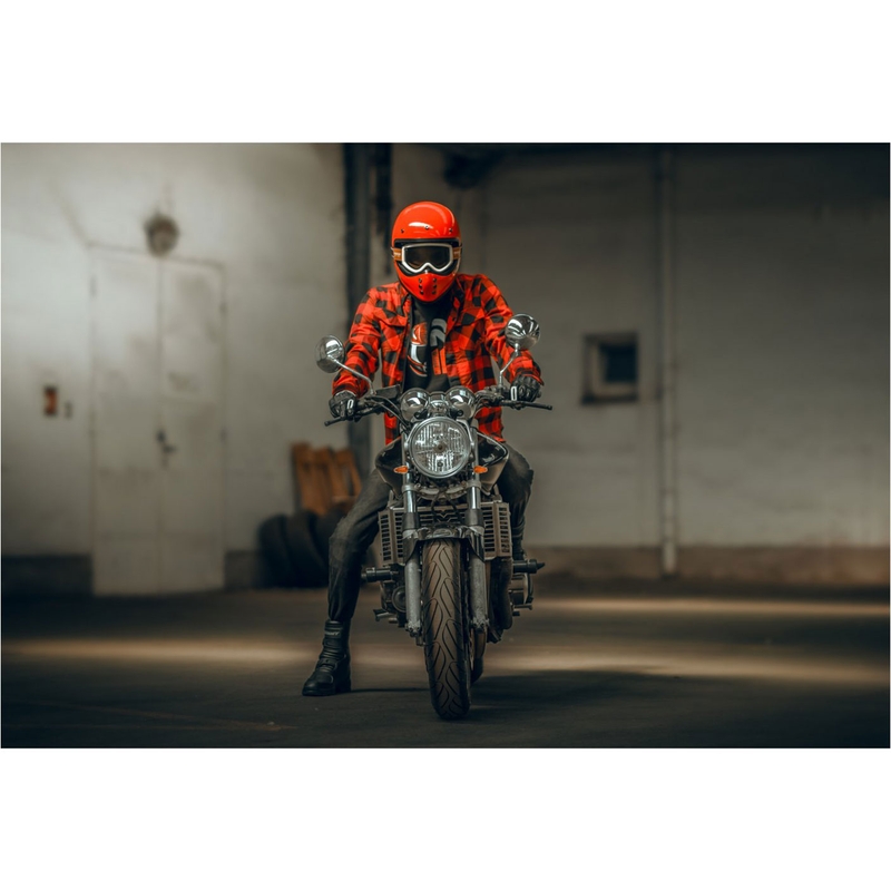 HJC V60 Solid zárt motoros bukósisak deep piros