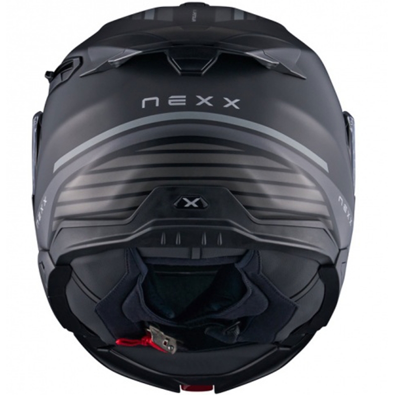 Nexx X.Lifetour Globe felnyitható motoros bukósisak matt fekete-szürke kiárusítás