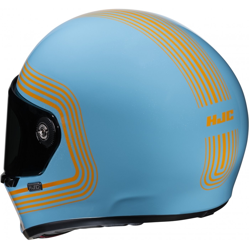 HJC V10 Foni MC27 zárt motoros bukósisak türkiz-narancssárga