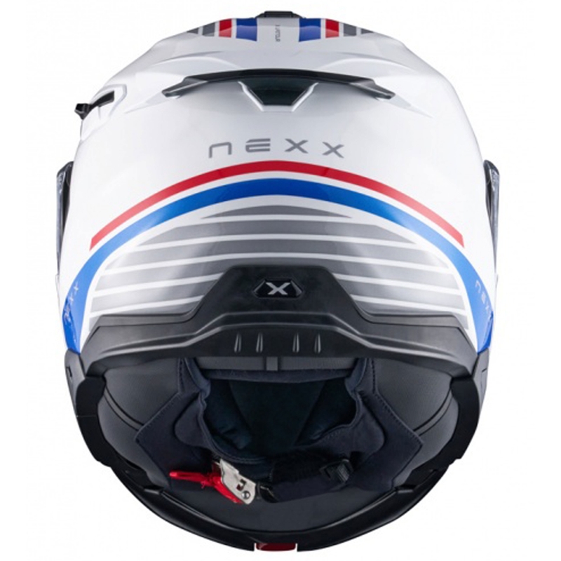 Nexx X.Lifetour Globe felnyitható motoros bukósisak fehér-kék