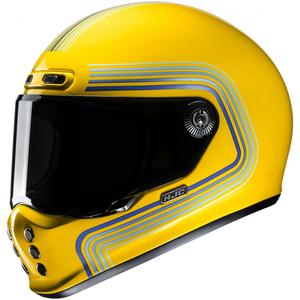 HJC V10 Foni MC3 zárt motoros bukósisak sárga-kék