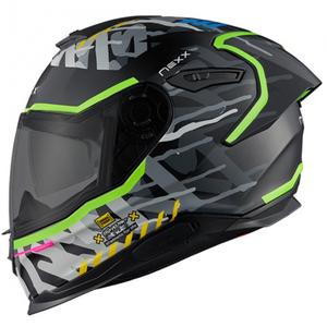Nexx Y.100R Urbangram zárt motoros bukósisak fekete