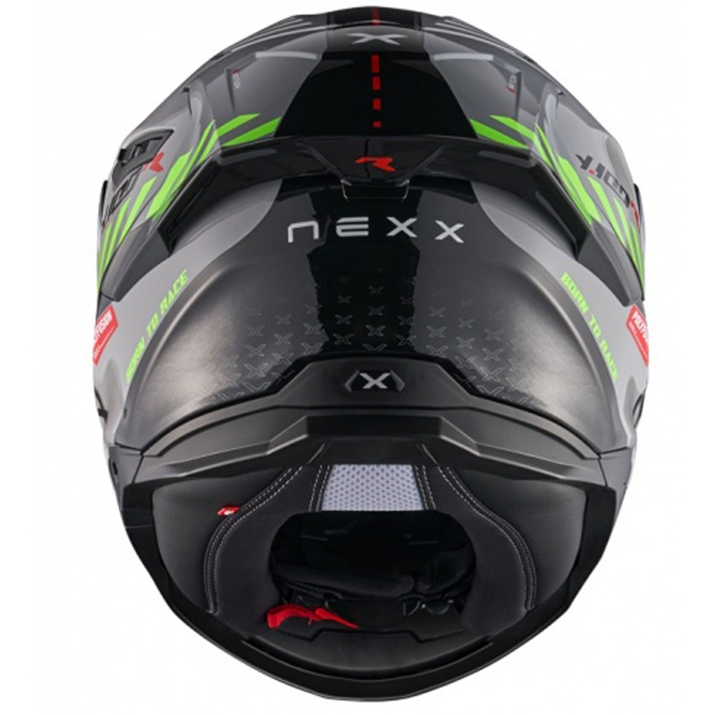 NEXX Y.100R Fade zárt motoros bukósisak szürke-fekete kiárusítás