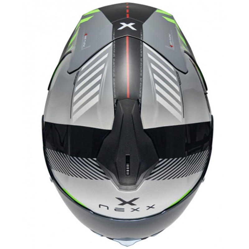 NEXX Y.100R Fade zárt motoros bukósisak szürke-fekete kiárusítás