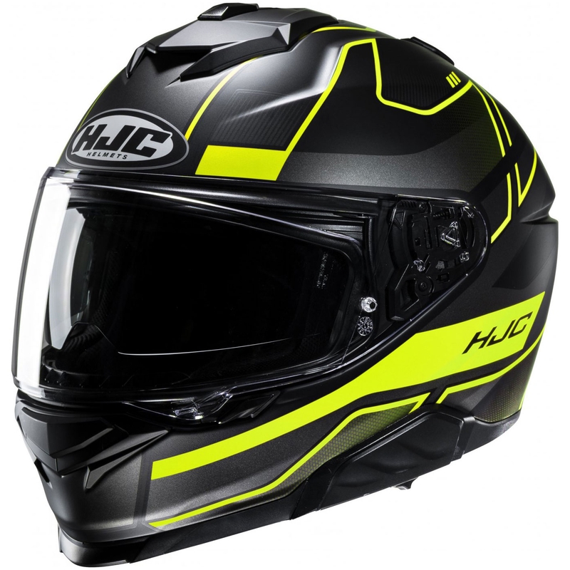 HJC i71 Iorix MC1SF zárt bukósisak fekete-fluo sárga