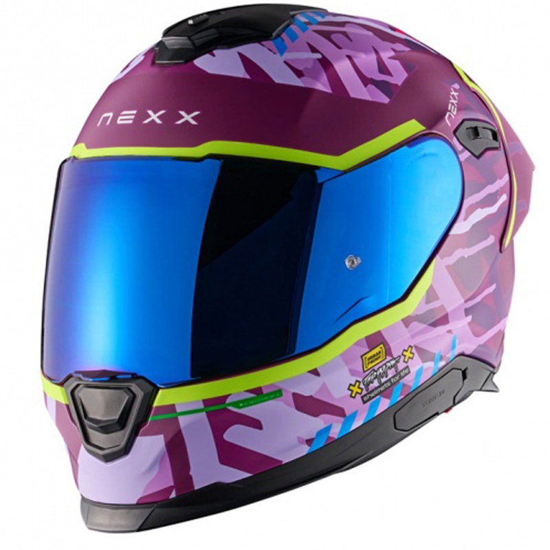 NEXX Y.100R Urbangram zárt motoros bukósisak matt lila
