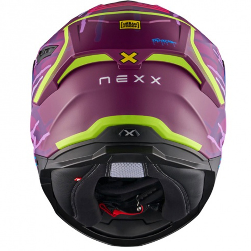 NEXX Y.100R Urbangram zárt motoros bukósisak matt lila