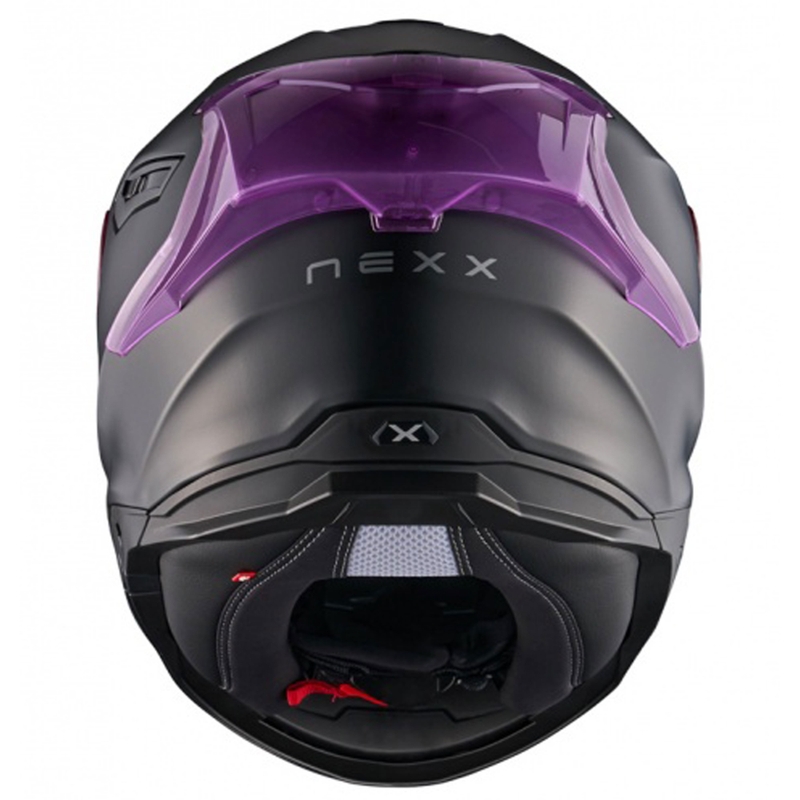 NEXX Y.100R Subsonic zárt motoros bukósisak matt fekete-rózsaszín
