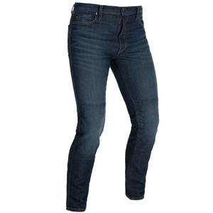 Oxford Original Approved AAA Slim Jeans motoros farmernadrág koptatott kék