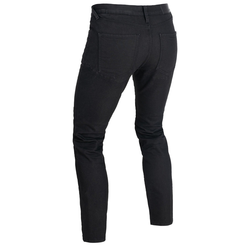 Oxford Original Approved AAA Slim Jeans motoros farmernadrág fekete