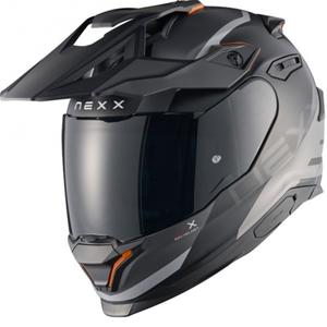NEXX Y.TRAVL Quest enduro motoros bukósisak matt fekete-szürke