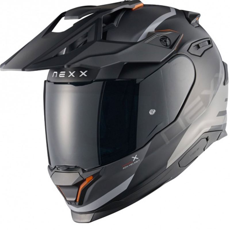 NEXX Y.TRAVL Quest enduro motoros bukósisak matt fekete-szürke kiárusítás