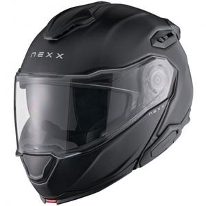 Nexx X.Lifetour Plain felnyitható motoros bukósisak matt fekete