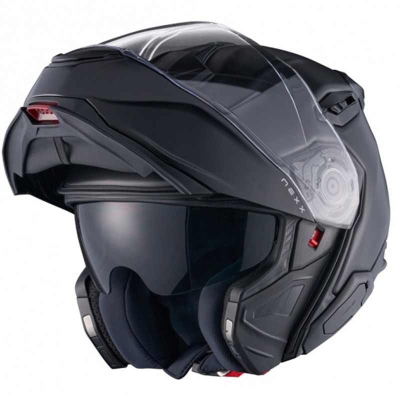 Nexx X.Lifetour Plain felnyitható motoros bukósisak matt fekete kiárusítás