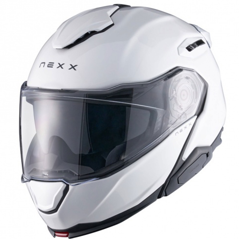 Nexx X.Lifetour Plain felnyitható motoros bukósisak matt fehér