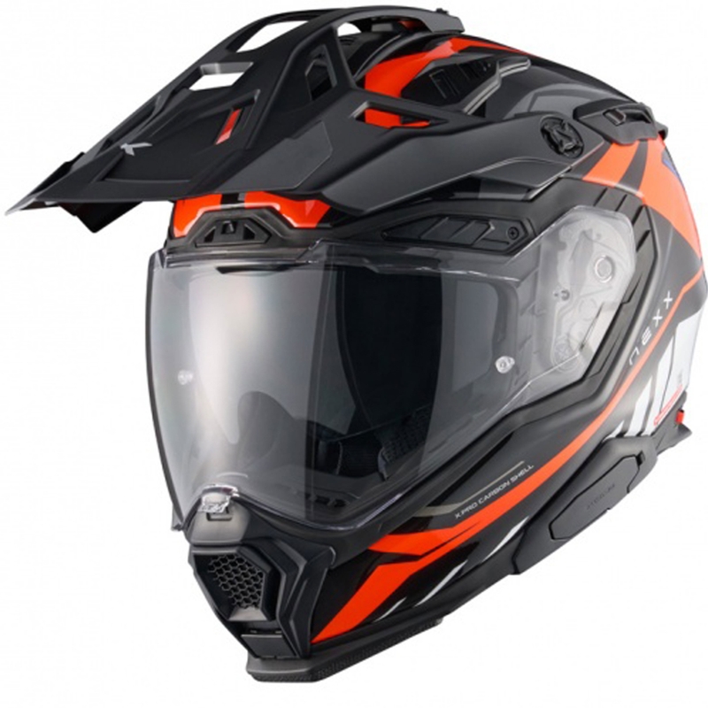 Nexx X.WED3 Gobi enduro motoros bukósisak narancssárga-fehér kiárusítás