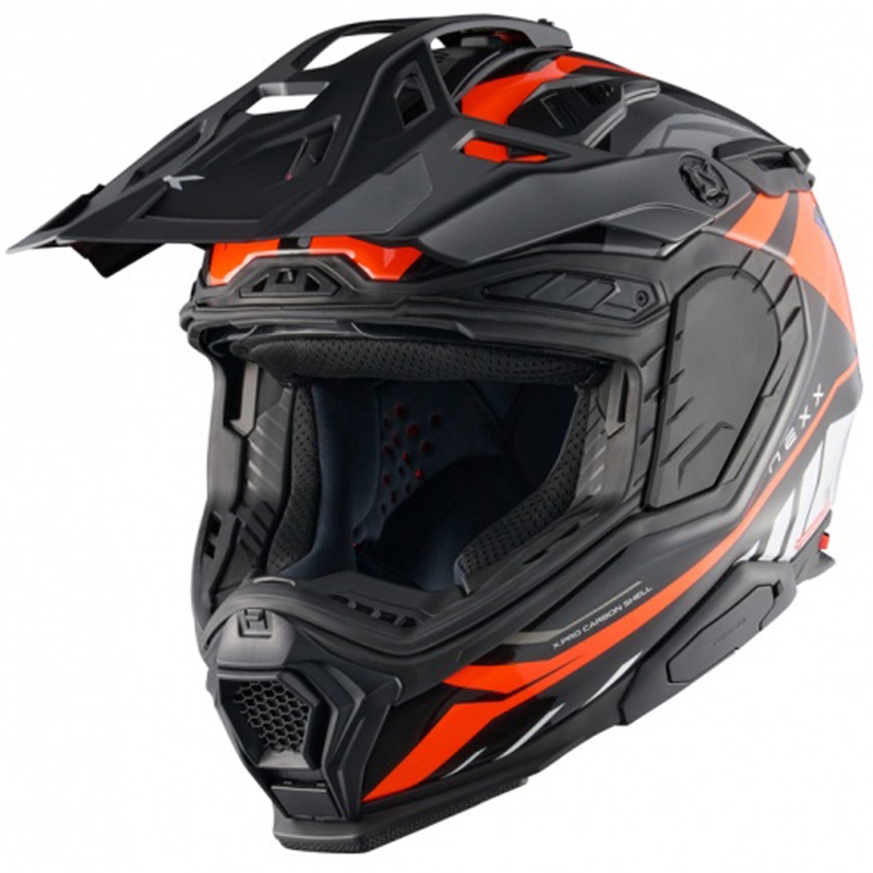 Nexx X.WED3 Gobi enduro motoros bukósisak narancssárga-fehér kiárusítás