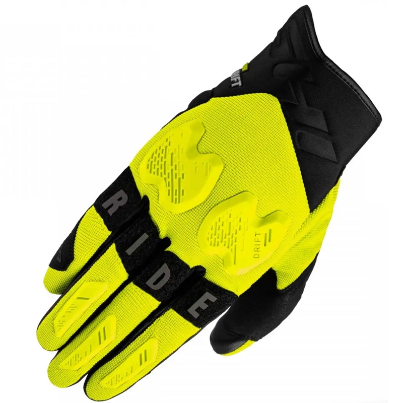 Shima Drift motoros kesztyű fluo sárga-fekete