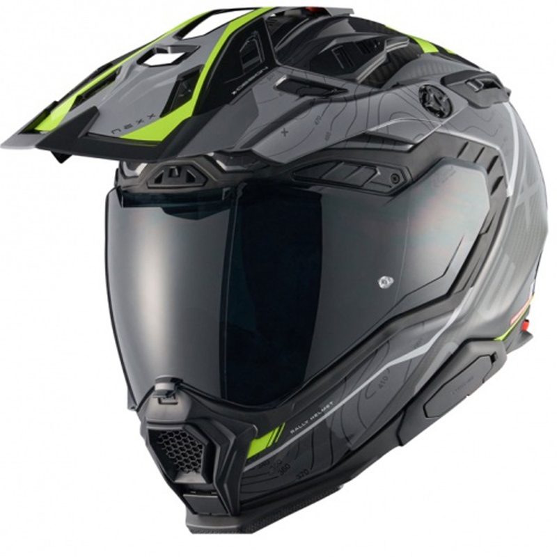 Nexx X.WED3 Furka enduro bukósisak szürke-fluo sárga