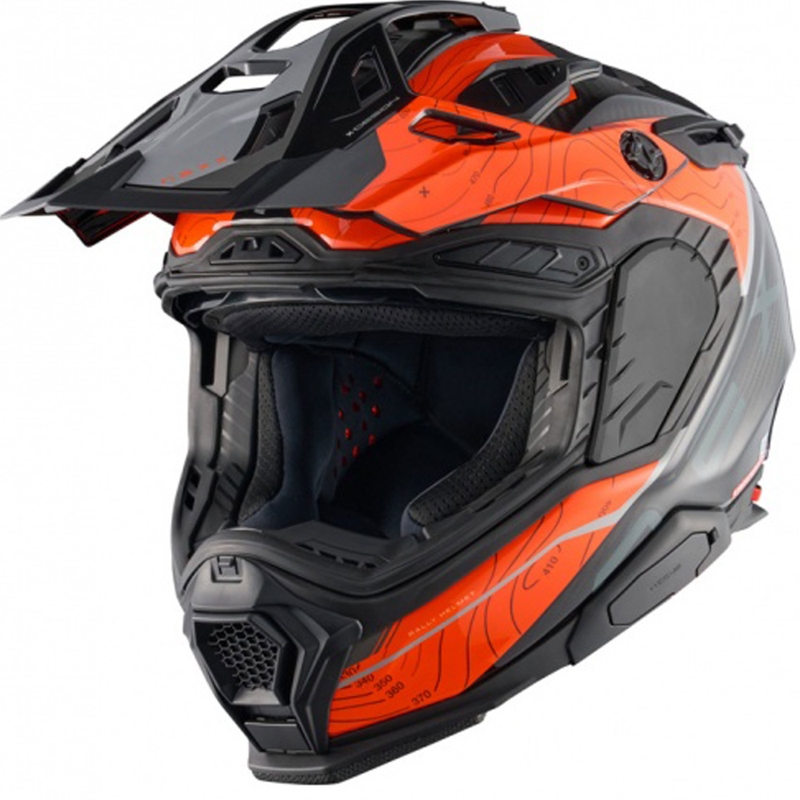 Nexx X.WED3 Furka enduro bukósisak narancssárga-szürke