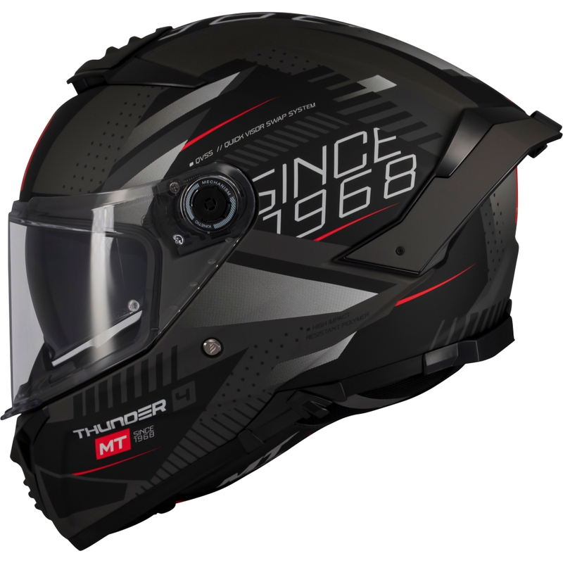 MT Thunder 4 SV Luminence zárt motoros bukósisak matt fekete
